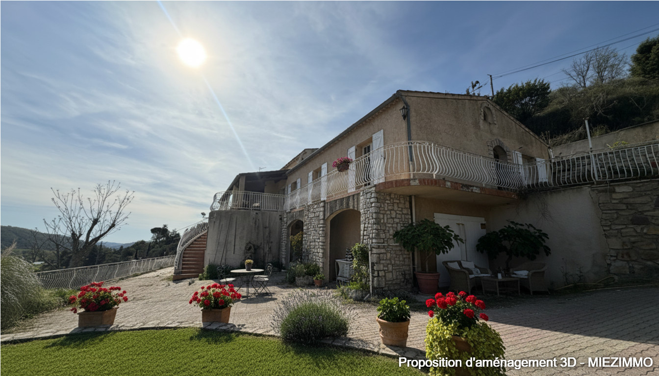 Maison individuelle sur sous-sol et 1750m2 de terrain